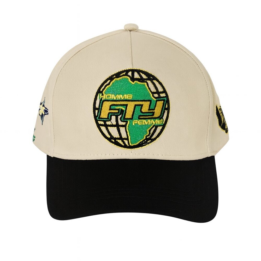 Homme Femme FTY Trucker Hat Black Ivory Snapback Cap – Streetwear Gift Idea